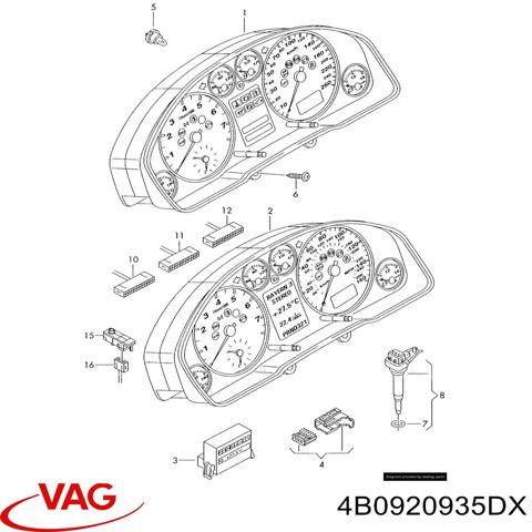 4B0920935DX Панель приборов купить Тернополь