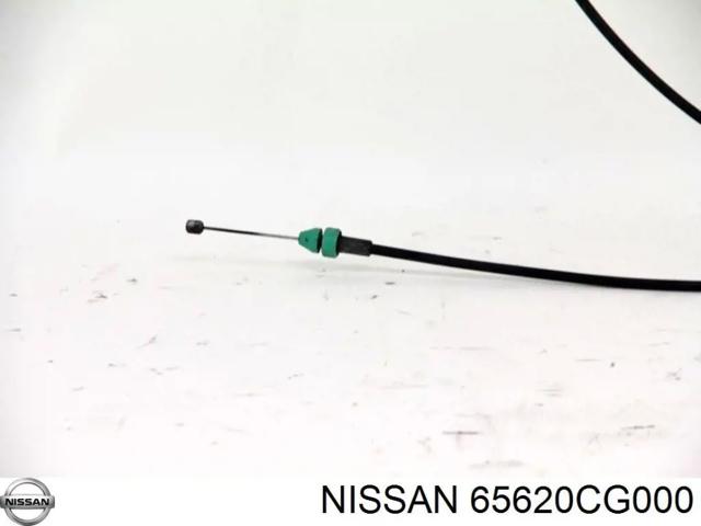 Трос капота (без ручки) 65620CG000 NISSAN