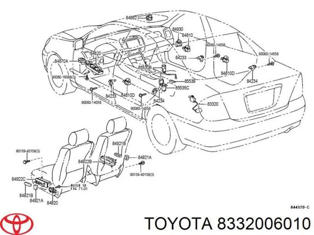 Датчик указателя уровня топлива Toyota Camry 5