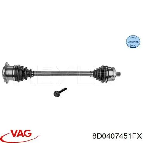 8D0407451FX VAG Полуось (привод) передняя левая купить в Николаев