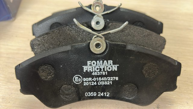 FOMAR 463781 Колодки тормозные передние дисковые в наличии Тернополь