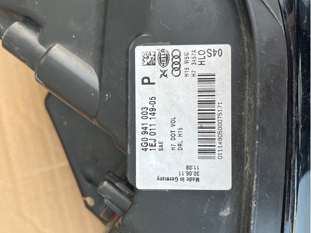 4G0941003 VAG Фара левая купить в Каменское