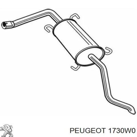 Глушитель задний 1730W0 PEUGEOT