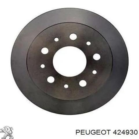 Тормозной диск 424930 PEUGEOT