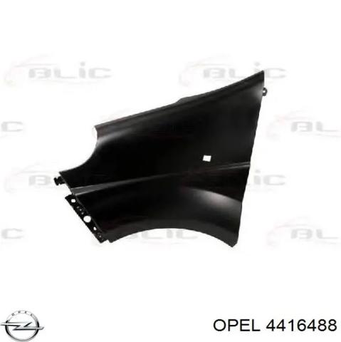 Переднее левое крыло 4416488 OPEL