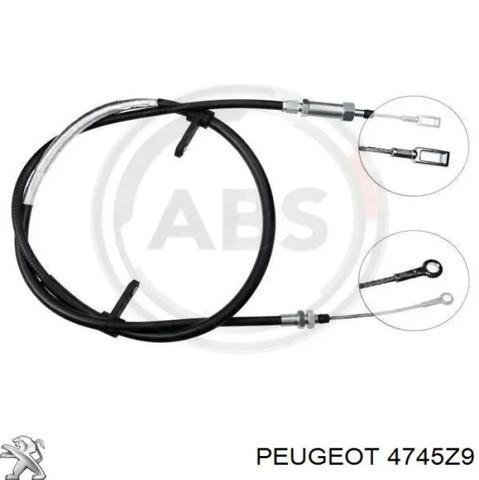 Трос стояночного тормоза передний 4745Z9 PEUGEOT