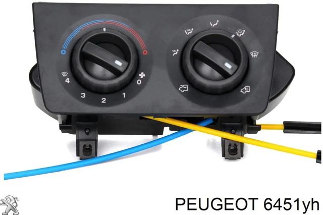 6451YH PEUGEOT Блок управления режимами отопления/кондиционирования купить в Чернигов