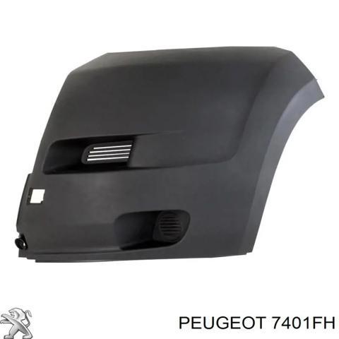 Бампер передний клык левый 7401FH PEUGEOT
