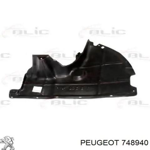 Защита двигателя, левая 748940 PEUGEOT