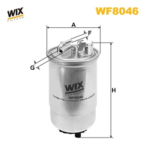 WIX WF8046 Фильтр топливный в наличии Одесса