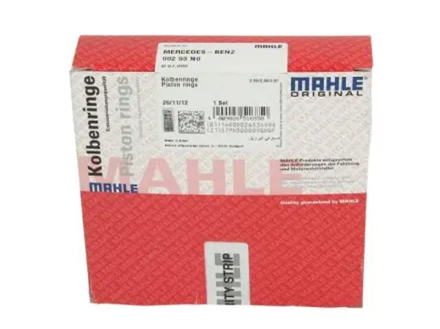 Комплект поршневых колец на 1 цилиндр, STD 00293N0 MAHLE