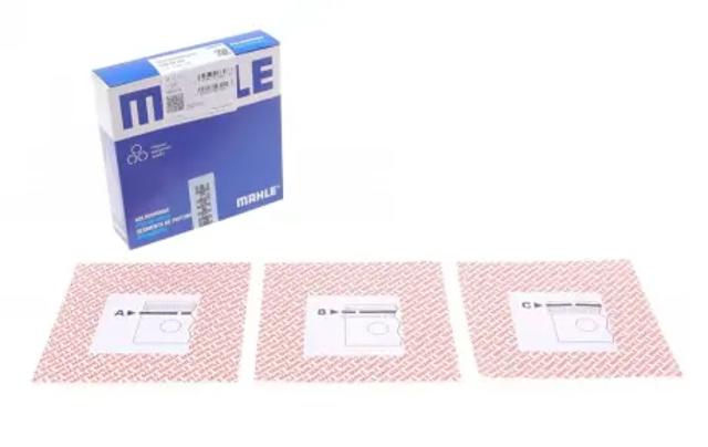 Комплект поршневых колец на 1 цилиндр, STD 02952N0 MAHLE