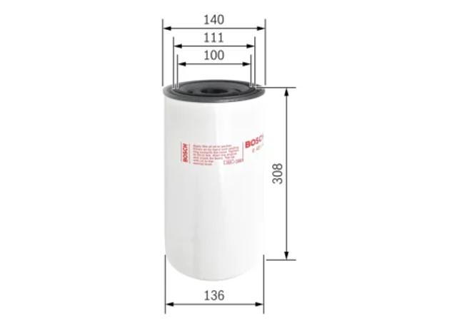 Фильтр очистки масла центробежный 0451403208 BOSCH