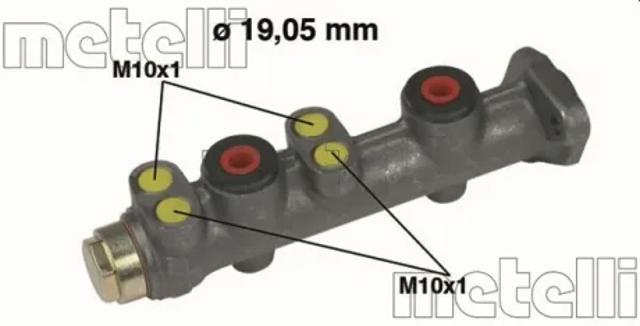 Цилиндр главный тормоза (гидротормозов) 050150 METELLI