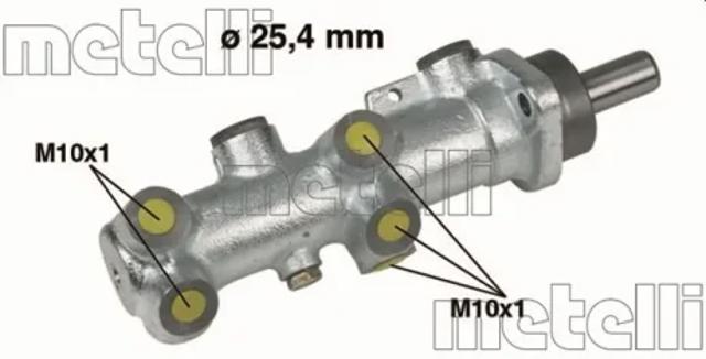 Цилиндр главный тормоза (гидротормозов) 050239 METELLI