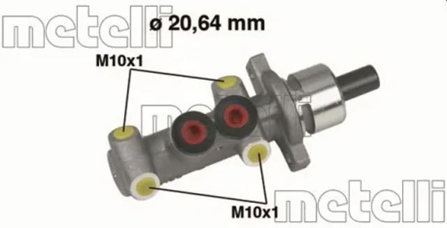 Цилиндр тормозной, главный 050245 METELLI
