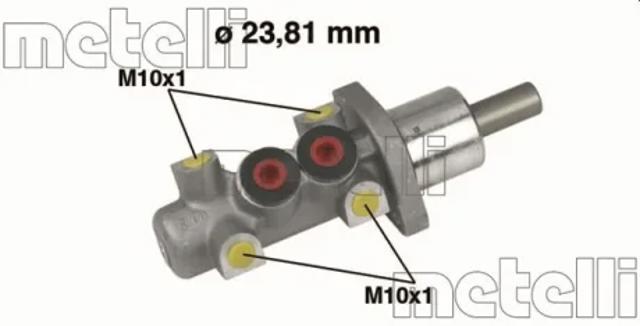Цилиндр тормозной, главный 050247 METELLI