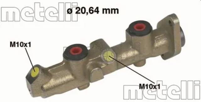 Цилиндр главный тормоза (гидротормозов) 050251 METELLI