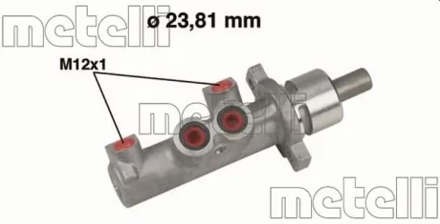 Цилиндр главный тормоза (гидротормозов) 050366 METELLI