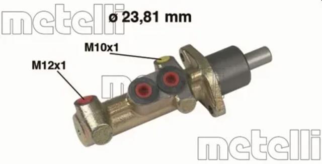 Цилиндр главный тормоза (гидротормозов) 050386 METELLI