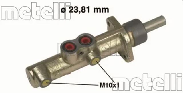 Цилиндр главный тормоза (гидротормозов) 050468 METELLI