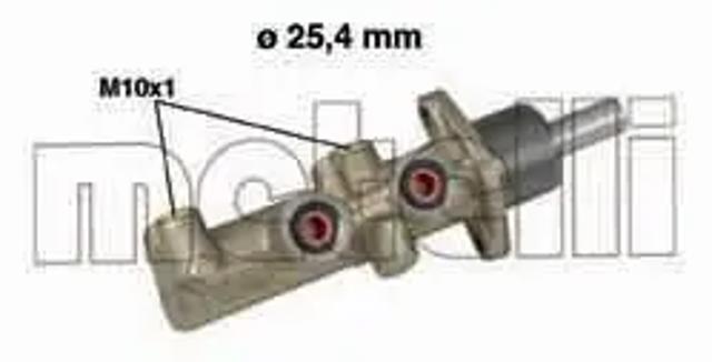 Цилиндр главный тормоза (гидротормозов) 050481 METELLI