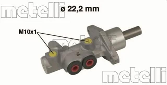 Цилиндр главный тормоза (гидротормозов) 050492 METELLI