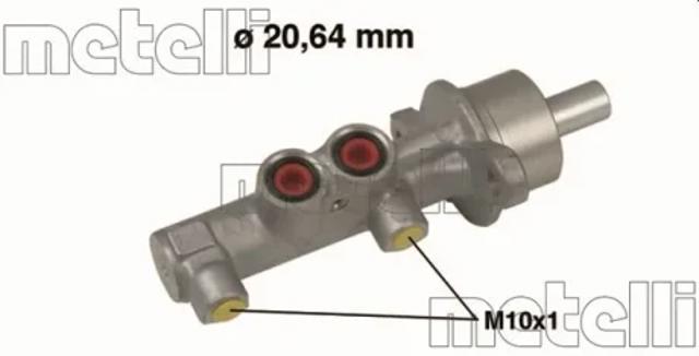 Цилиндр тормозной, главный 050538 METELLI