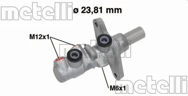 Цилиндр тормозной, главный 050742 METELLI