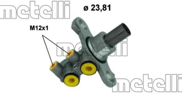 Цилиндр тормозной, главный 051228 METELLI