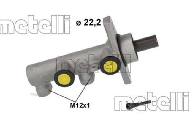Цилиндр тормозной, главный 051230 METELLI