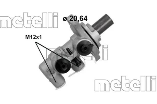 Цилиндр тормозной, главный 051241 METELLI