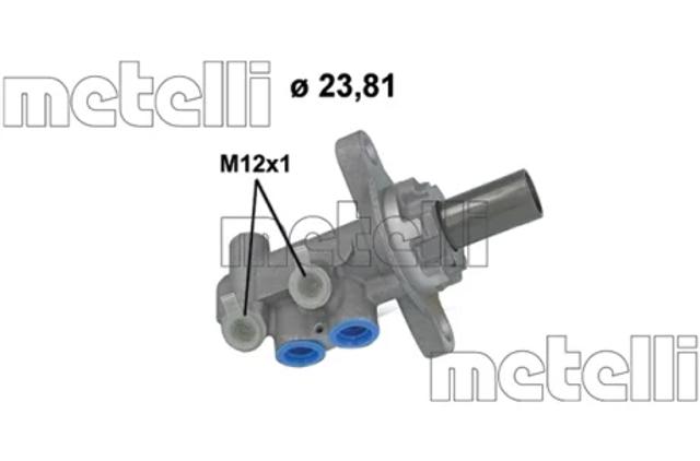 Цилиндр главный тормоза (гидротормозов) 051261 METELLI