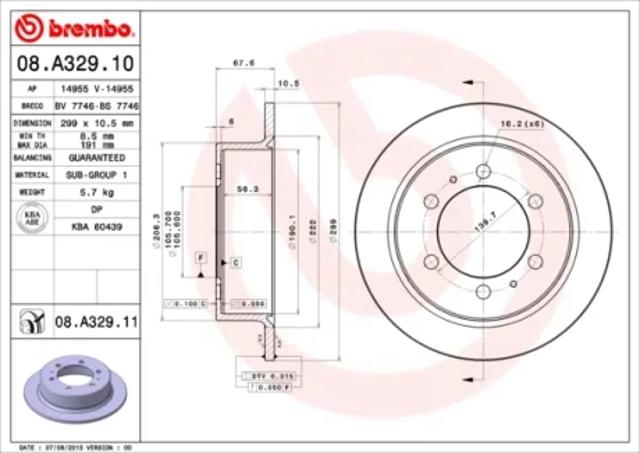 08A32911 Brembo