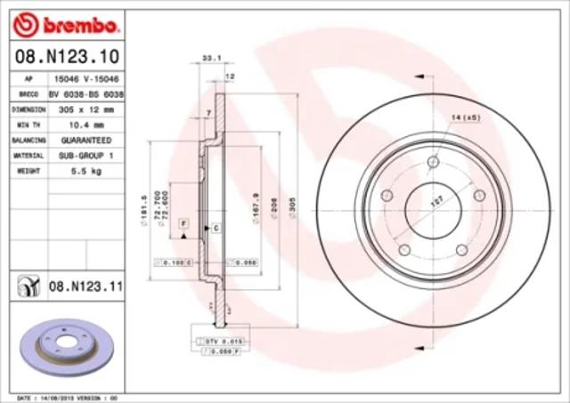 08N12311 Brembo