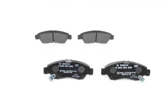 Колодки тормозные дисковые комплект 0986494299 BOSCH