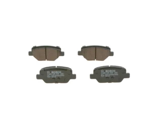 Колодки на тормоз задний дисковый 0986495393 BOSCH