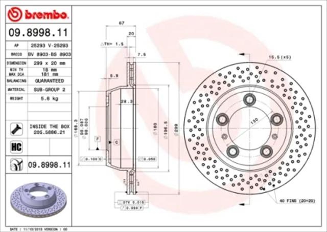 09899811 Brembo