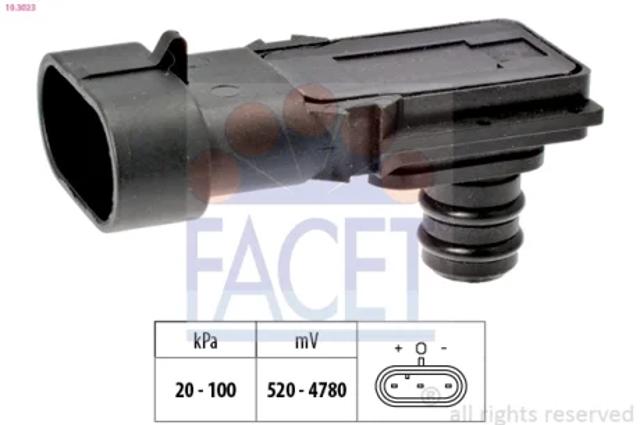 Датчик абсолютного давления в коллекторе 103023 FACET