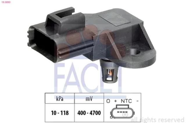Датчик абсолютного давления в коллекторе 103093 FACET