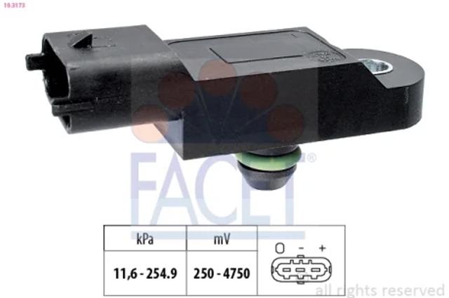 Датчик наддува 103173 FACET