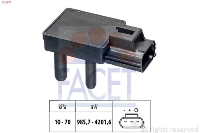 Датчик давления выхлопных газов 103277 FACET