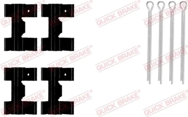 Ремкомплект передних тормозов 1090951 QUICK BRAKE