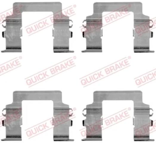 Комплект пружинок крепления дисковых передних колодок 1091161 QUICK BRAKE