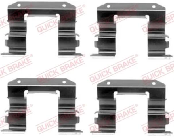 Комплект пружинок крепления дисковых колодок, передних 1091182 QUICK BRAKE