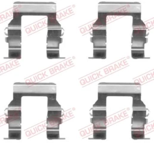 Комплект пружинок крепления задних дисковых колодок 1091279 QUICK BRAKE