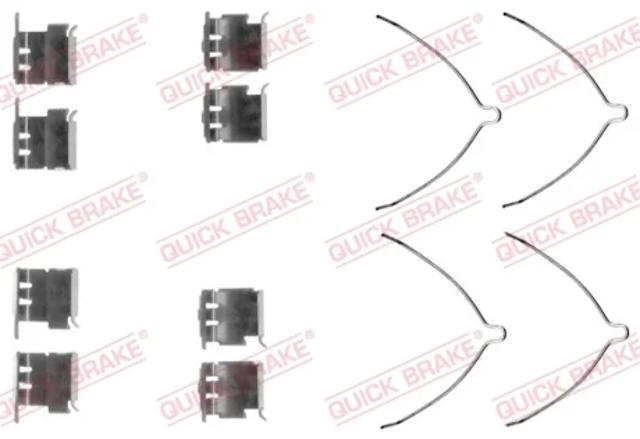 Комплект пружинок крепления дисковых колодок, передних 1091289 QUICK BRAKE