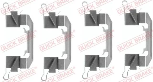 Комплект пружинок крепления дисковых колодок, передних 1091626 QUICK BRAKE