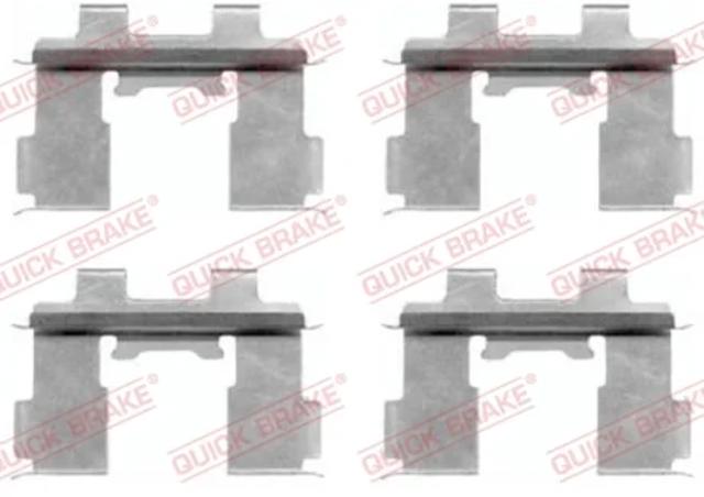 Комплект пружинок крепления дисковых колодок, передних 1091630 QUICK BRAKE