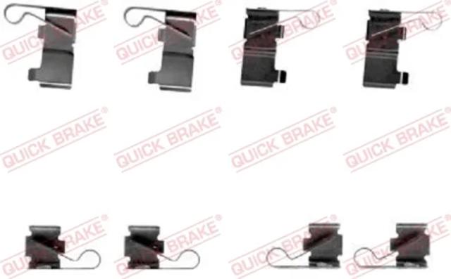Комплект пружинок крепления задних дисковых колодок 1091699 QUICK BRAKE